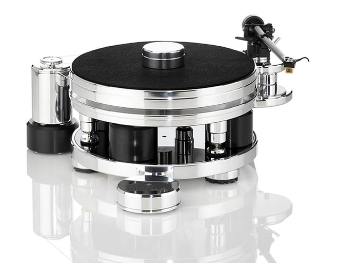 Bild 1 von Plattenspieler Acoustic Solid 111 Metall  / (Ausführung) mit Tonabnehmer AT 750 SH und Erweiterung