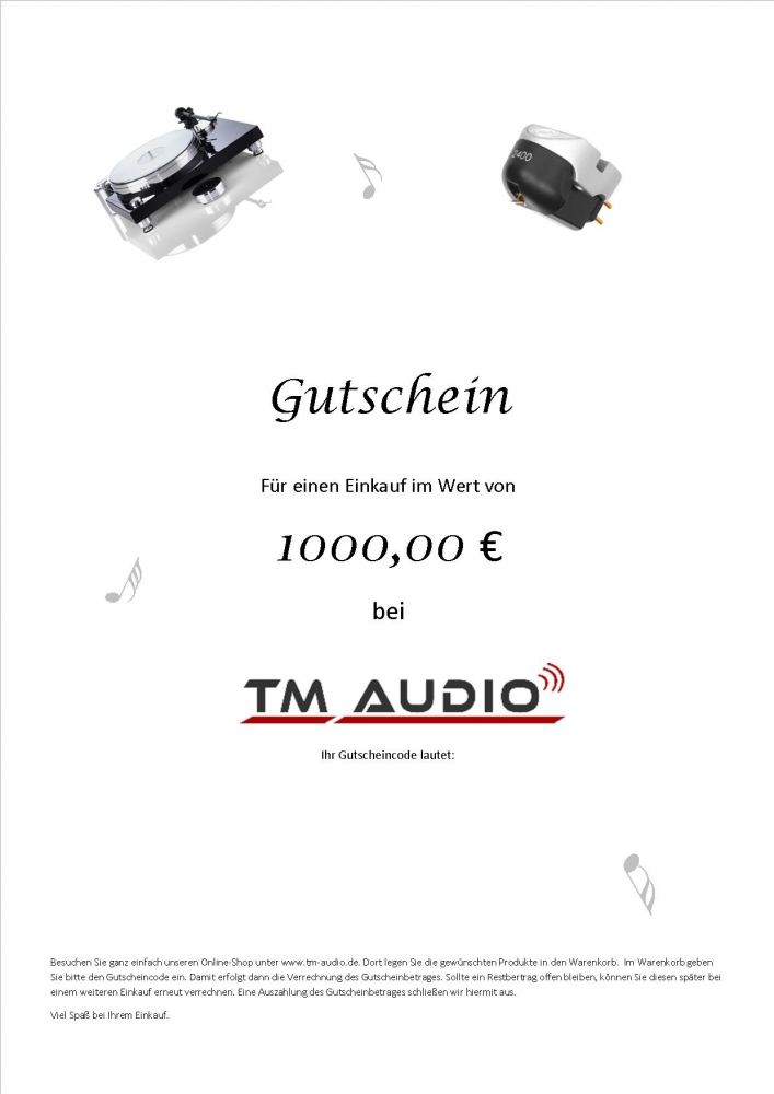 Bild 1 von Gutschein 1000 Euro