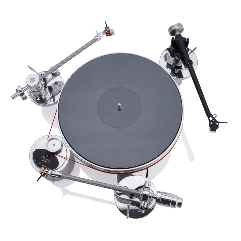 Bild 1 von Plattenspieler Acoustic Solid 110 Metall New  / (Ausführung) mit MC  Excalibur Black