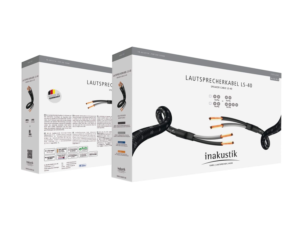 Bild 1 von Inakustik Exzellenz LS-40  / (Ausführung) 2 x 3,0 m, Easy-Plug, Single-BiWire