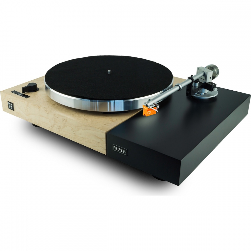 Bild 1 von Plattenspieler Perpetuum Ebner 2525 MK 2  / (Farbe) schwarz / Vogelaugenahorn / (Tonabnehmer) ohne Tonabnehmer