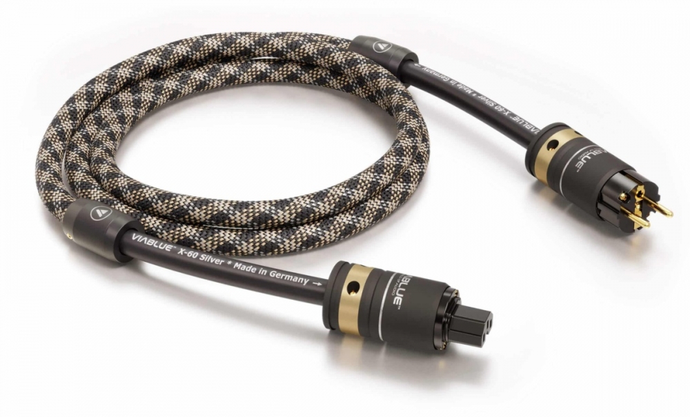 Bild 1 von Netzkabel Viablue  X-60 Silver Power 6,0 mm²  / (Länge) 2,00 m Cobra