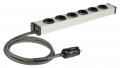 Golkabel Netzleiste Executive Superline Rhodium MK II 6-fach