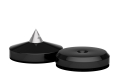 Bild 1 von Audio Selection Spikes mit Discs klein 4er Set  / (Farbe) schwarz